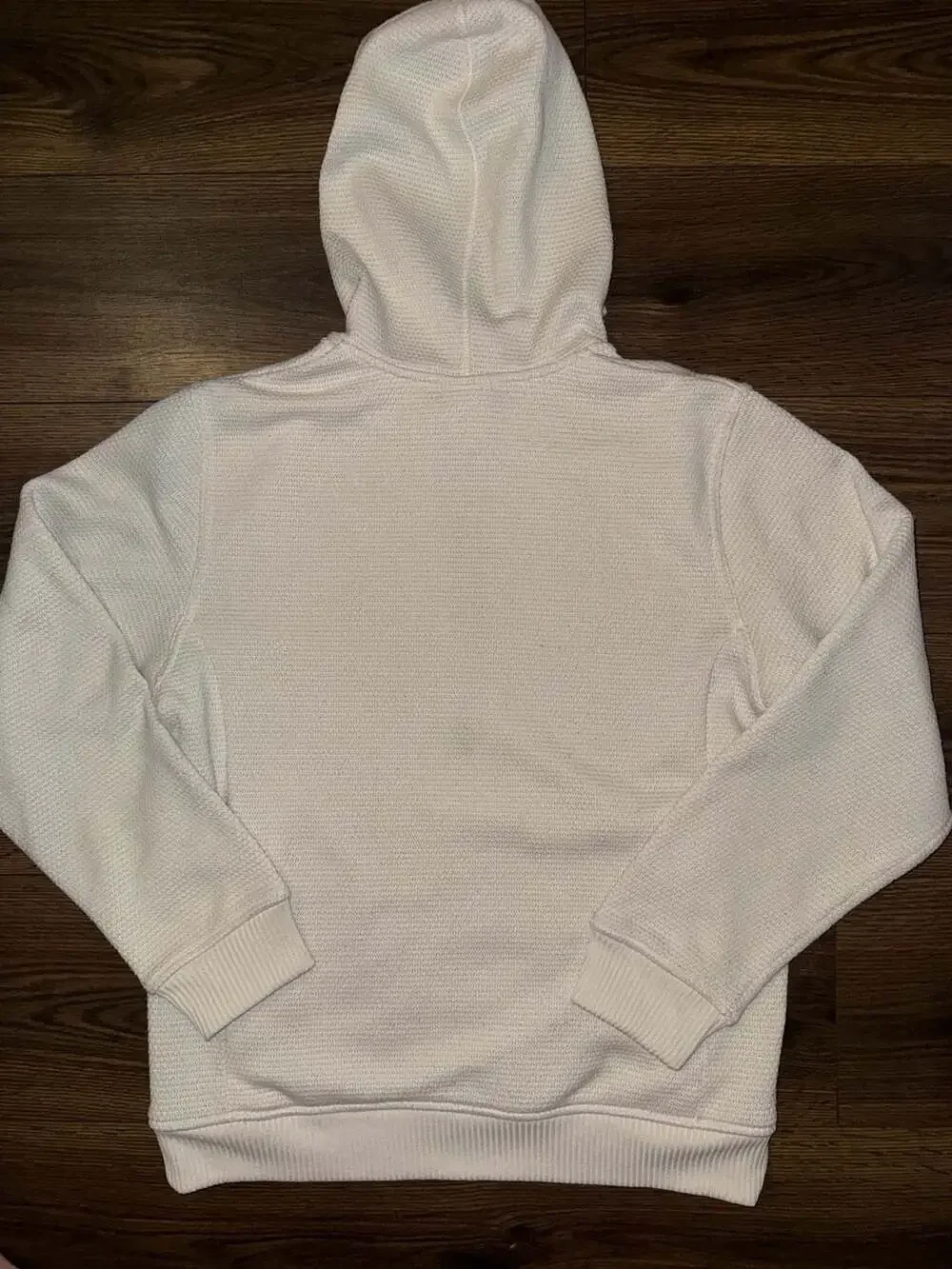 The North Face Mens Waffle Knit 1/4 Zip Hoodie Pullover